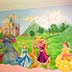 jungle story mural close-up