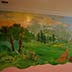 jungle story mural close-up