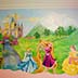 jungle story mural close-up