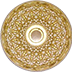 medallion with gold