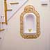 hand painted 3D architectural Embellishments in trompe l'oeil manner